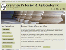 Tablet Screenshot of crenshawpeterson.com